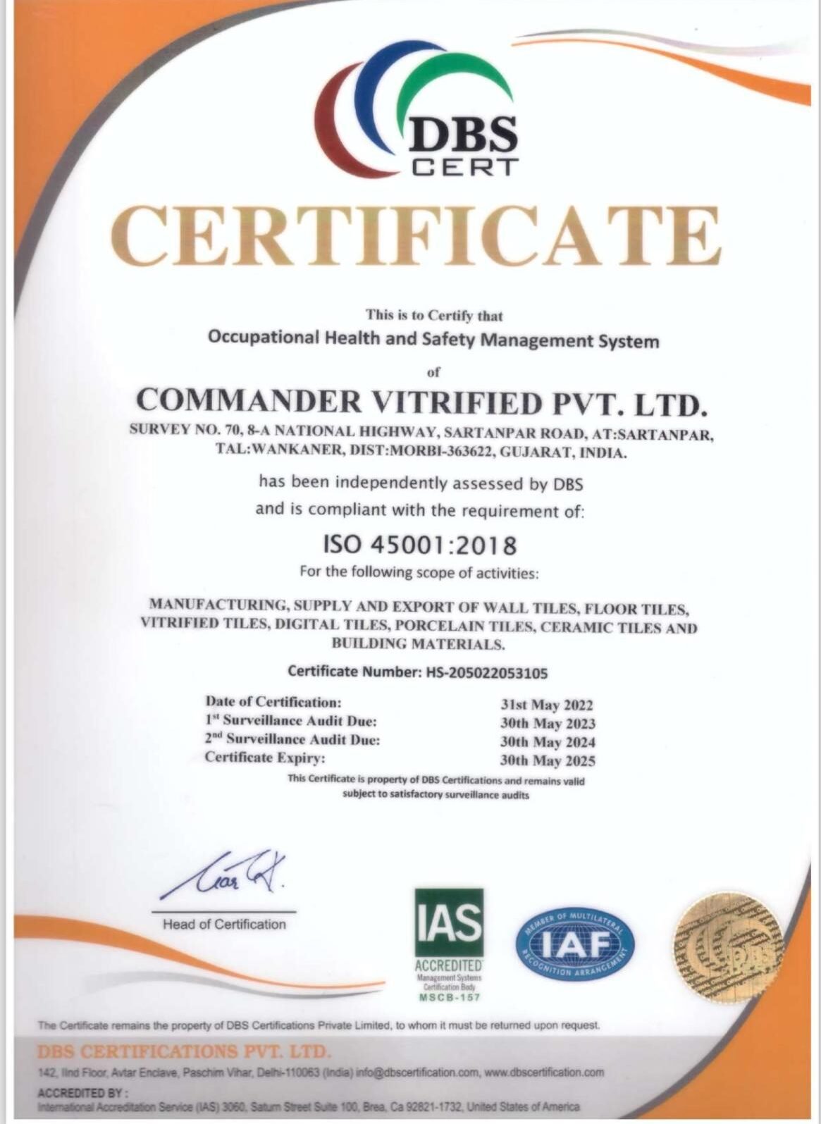 ISO 45001:2018